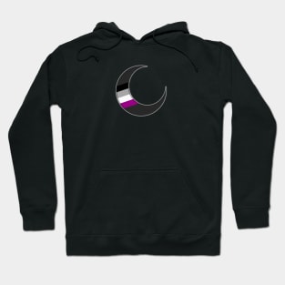 Ace Pride Crescent Moon Hoodie